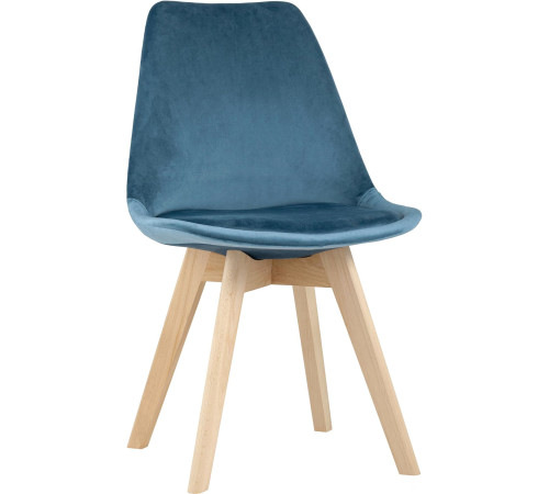 Стул Stool Group Frankfurt велюр синий