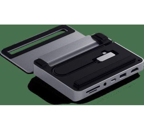 Док-станция Satechi Aluminum Stand & Hub for iPad Pro ST-TCSHIPM