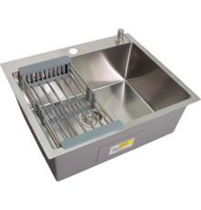 Кухонная мойка Wisent WS-36050D/GER013 с сифоном, дозатором и коландером