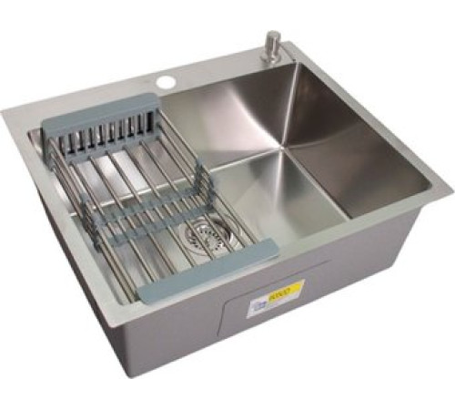 Кухонная мойка Wisent WS-36050D/GER013 с сифоном, дозатором и коландером