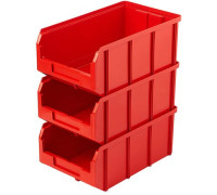 Набор ящиков Стелла-техник V-3-К3 красный