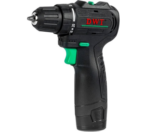 Дрель-шуруповерт DWT ABSP-12 DN-2 с 2-мя АКБ