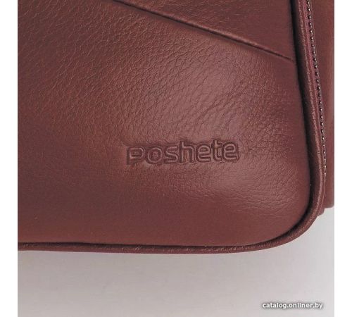 Городской рюкзак Poshete 827-254185-BRD бордовый