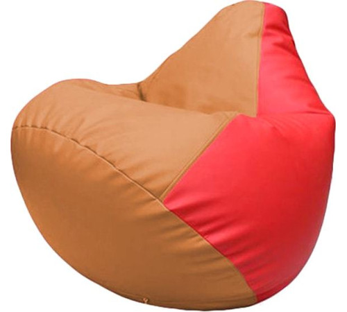 Кресло-мешок Flagman Груша Макси Г2.3-2009 оранжевый/красный