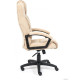 Офисное кресло TetChair Bergamo флок бежевый