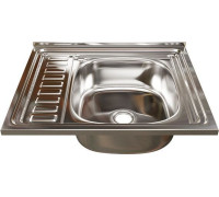 Кухонная мойка Mixline 538191 правая, полированная, 0.4 мм