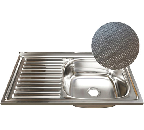 Кухонная мойка Mixline R 555233 с сифоном