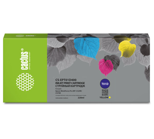 Картридж CACTUS CS-EPT01D400 аналог Epson T01D4