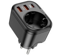 Разветвитель Hoco NS3 черный