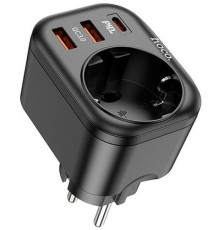 Разветвитель Hoco NS3 черный