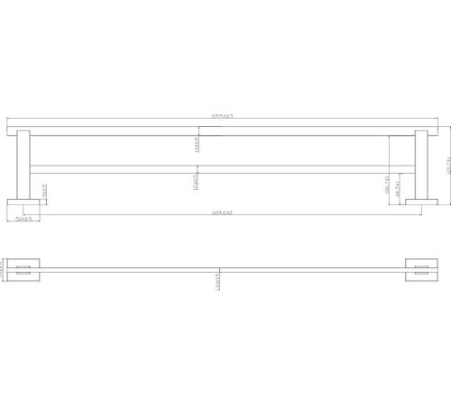 Держатель для полотенца Lauter 21TS1012 Matt Black