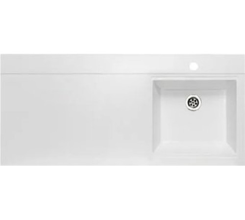 Умывальник Runo Гамма 105 лайт с левым крылом белый