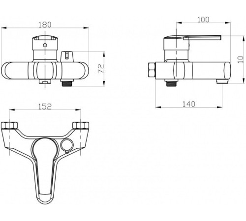 Смеситель РМС SL50-009E