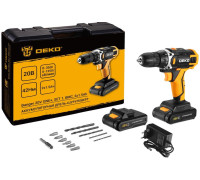Дрель-шуруповерт Deko Banger 20V ONE+ 083-1110 с 2-мя АКБ, кейс