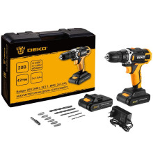 Дрель-шуруповерт Deko Banger 20V ONE+ 083-1110 с 2-мя АКБ, кейс