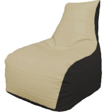 Кресло-мешок Flagman Бумеранг Б1.3-37 бежевый/черный