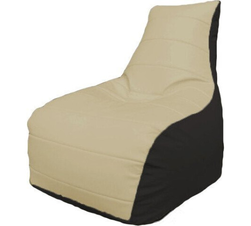 Кресло-мешок Flagman Бумеранг Б1.3-37 бежевый/черный