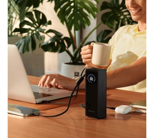 Внешний аккумулятор EcoFlow Rapid 25000mAh с кабелями 100 Вт, 170 Вт, черный