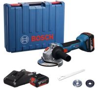 Угловая шлифмашина Bosch GWS 18V-8 Professional 06019N9020 с 2-мя АКБ, кейс