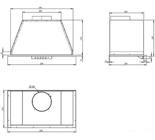 Кухонная вытяжка Akpo Neva 60 WK-9 белый