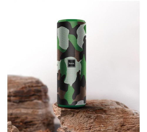 Беспроводная колонка Hoco BS33 Voice зеленый камуфляж