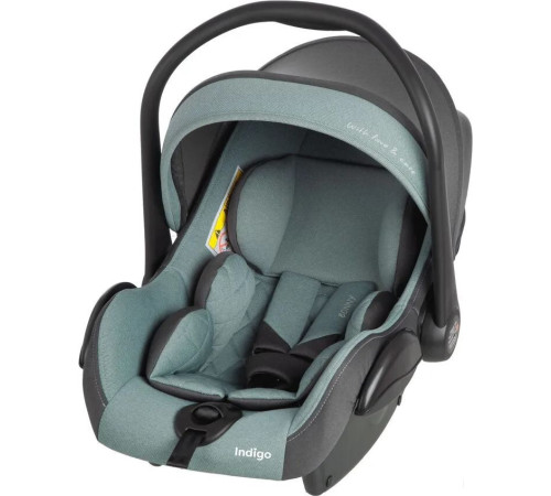 Детское автокресло Indigo Bonny зеленый/серый
