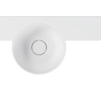 Умывальник Belux Аврора 550 L 18, белый матовый/Solid Surface