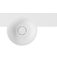 Умывальник Belux Аврора 550 L 18, белый матовый/Solid Surface