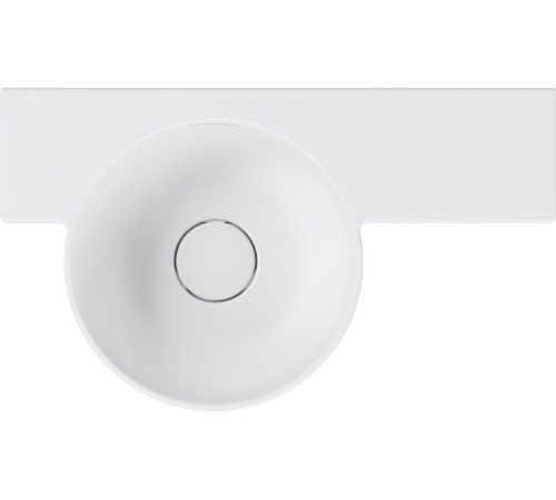 Умывальник Belux Аврора 550 L 18, белый матовый/Solid Surface