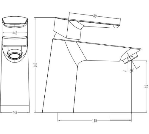 Смеситель IDDIS Cloud CLOSB00i01 белый/хром