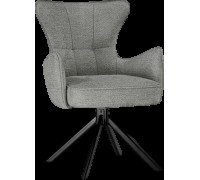 Стул с подлокотниками Woodville Atlanta поворотный серый/черный