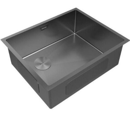Кухонная мойка Paulmark Next-Skew 54-L UNI PM885444-L-GM вороненая сталь