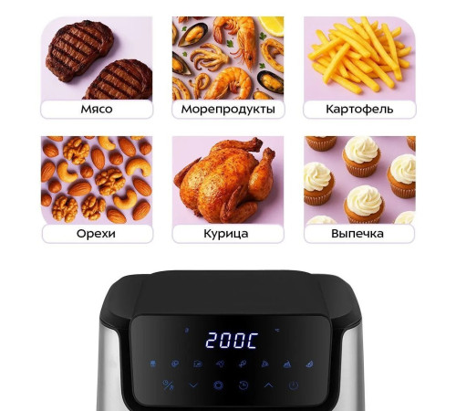 Аэрогриль аэрофритюрница Kitfort KT-2284