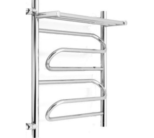 Полотенцесушитель Granula Браво, с полочкой боковое подключение левое 50х60 см