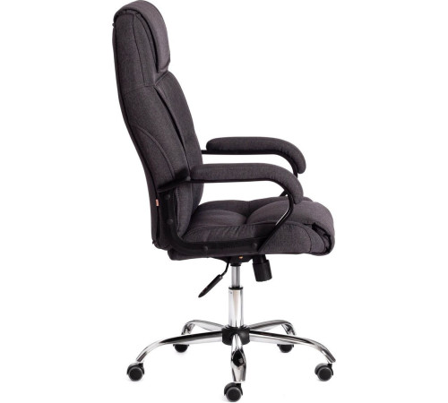 Кресло TetChair Bergamo ткань, хром 22/темно-серый F68