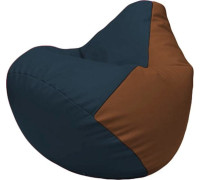 Кресло-мешок Flagman Груша Макси Г2.3-1507 синий/коричневый