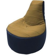 Кресло-мешок Flagman Трон Т1.3-17 охра/синий