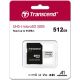 Карта памяти Transcend microSDXC 300S 512GB с адаптером