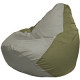 Кресло-мешок Flagman Груша Мини L Г0.1-341 серый/оливковый