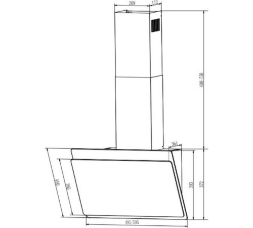 Кухонная вытяжка Faber Tocco WH 60 330.0702.953