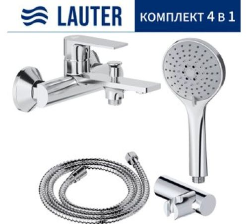Смеситель Lauter Reef 21CK6678C с лейкой Relexa Daisy 21S10167