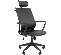 Офисное кресло CHAIRMAN 545 экокожа черный