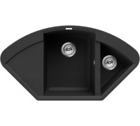 Кухонная мойка Elleci Easy Corner Full Black 40