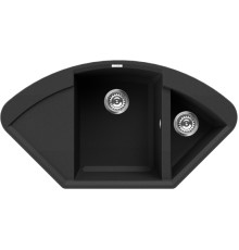 Кухонная мойка Elleci Easy Corner Full Black 40