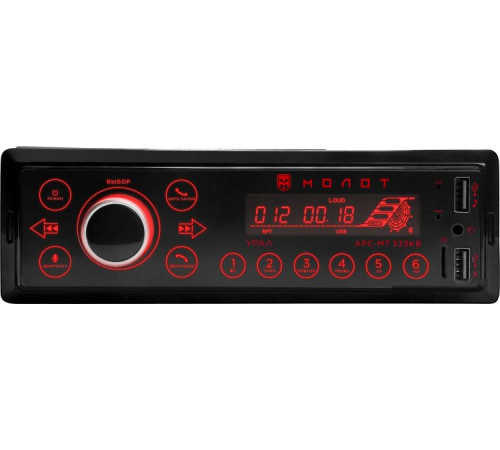 USB-магнитола Урал Молот АРС-МТ 333К