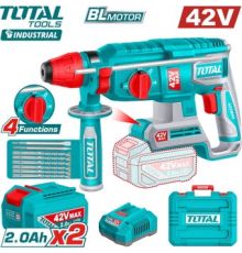 Перфоратор Total TRHLI422682 с 2-мя АКБ, кейс