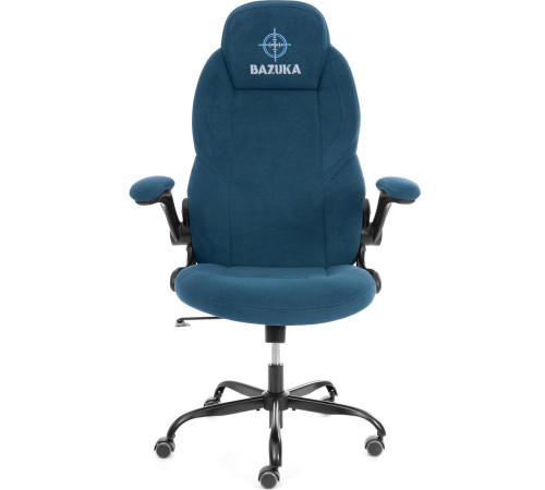 Офисное кресло TetChair Bazuka metalBL велюр, синий, 32