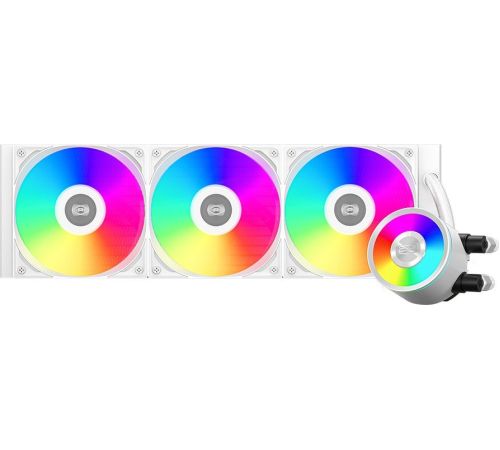 Система жидкостного охлаждения для процессора PCCooler DA360 Pro ARGB белый