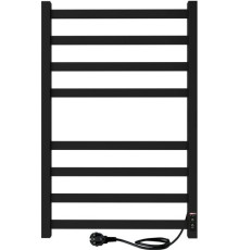Полотенцесушитель ProHeat Quadro 50x80 термостат + таймер, черный муар