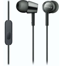 Наушники с микрофоном Sony MDR-EX155AP черный